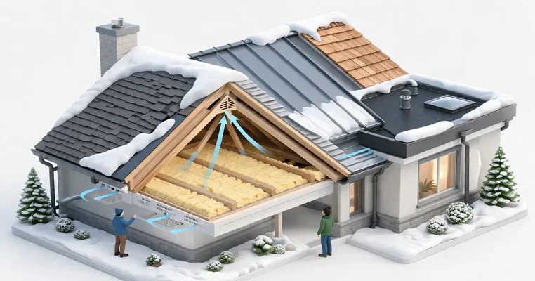 Ottawa residential rooftop showing asphalt shingle installation with snow guards and proper ice and water shield at the eaves