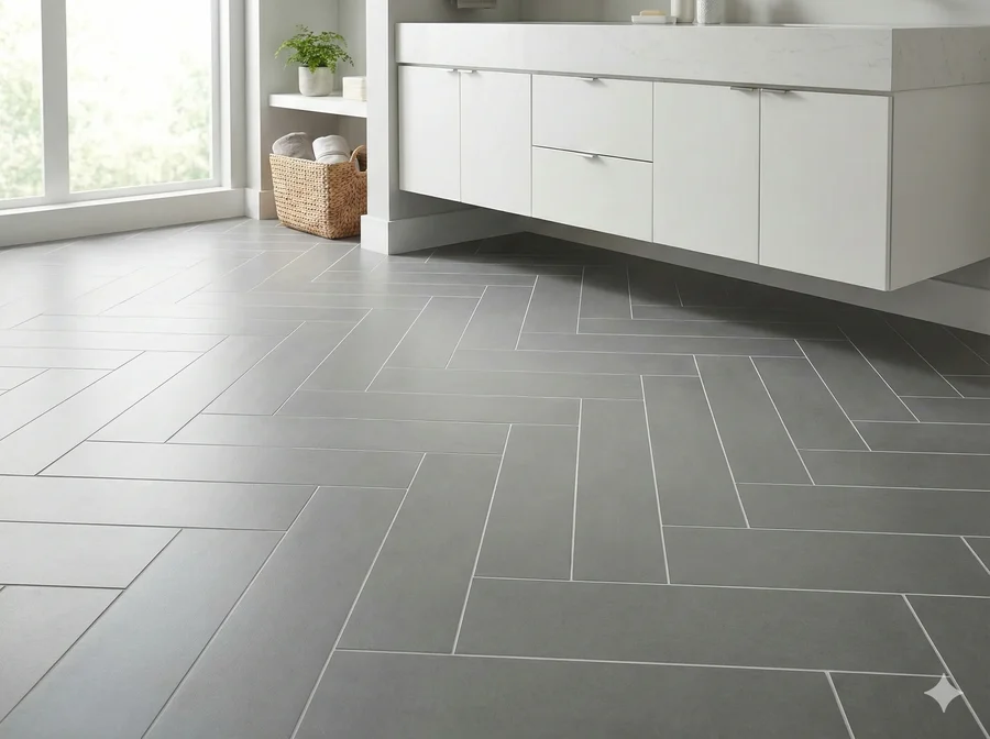 Complete Bathroom Floor Renovation